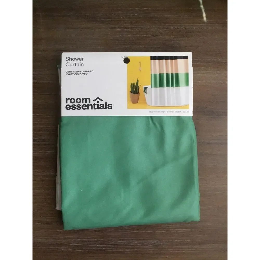 New microfiber shower curtain